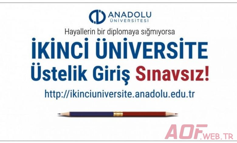 Açıköğretim İkinci Üniversite