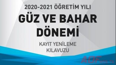 Bahar Dönemi Kayıt Yenileme İşlemleri