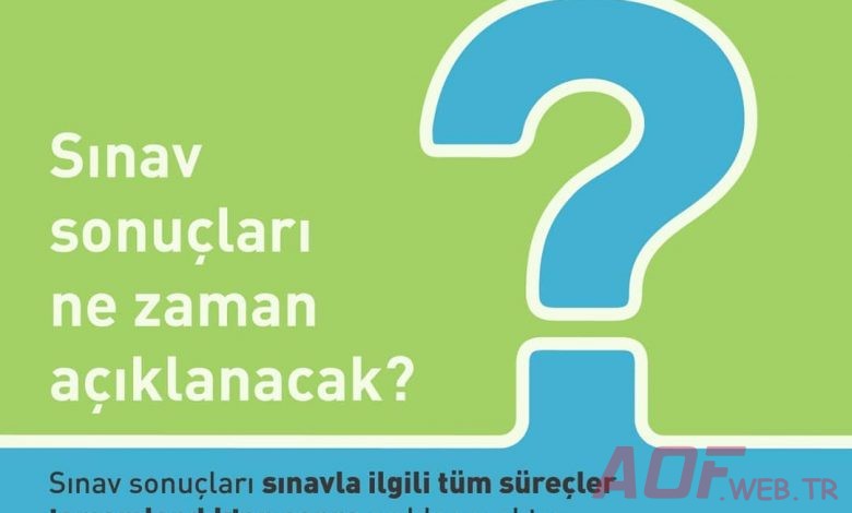 Aof Sınav Sonuçları