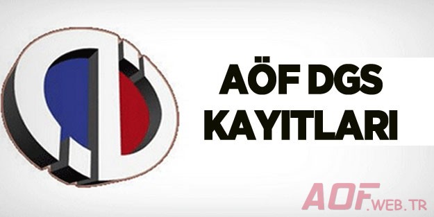 Açıköğretim Dikey Geçiş (DGS) Kayıtları