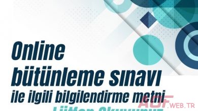 Ata Aof Güz Dönemi Bütünleme Sınavı