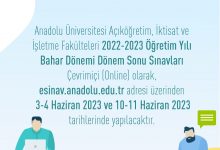 AÖF 2023 Bahar Dönemi Final Sınavı Online